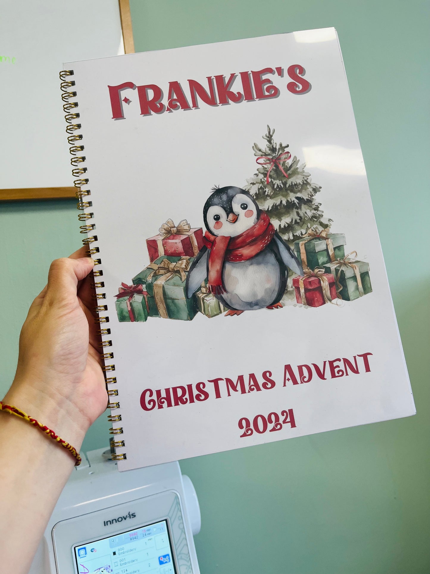 Penguin advent calendar activity book