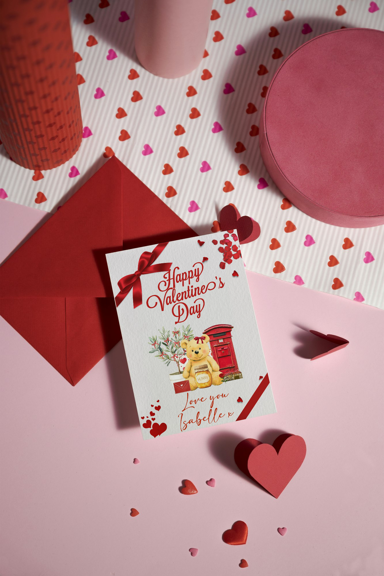 Valentines card - Pooh