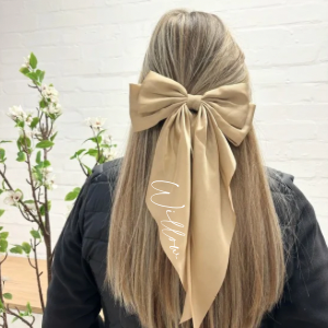 XL waterfall hair bow