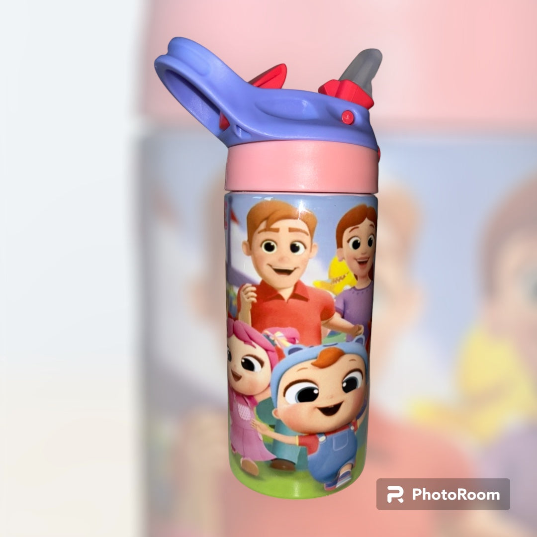 Kids flip top lid water bottle