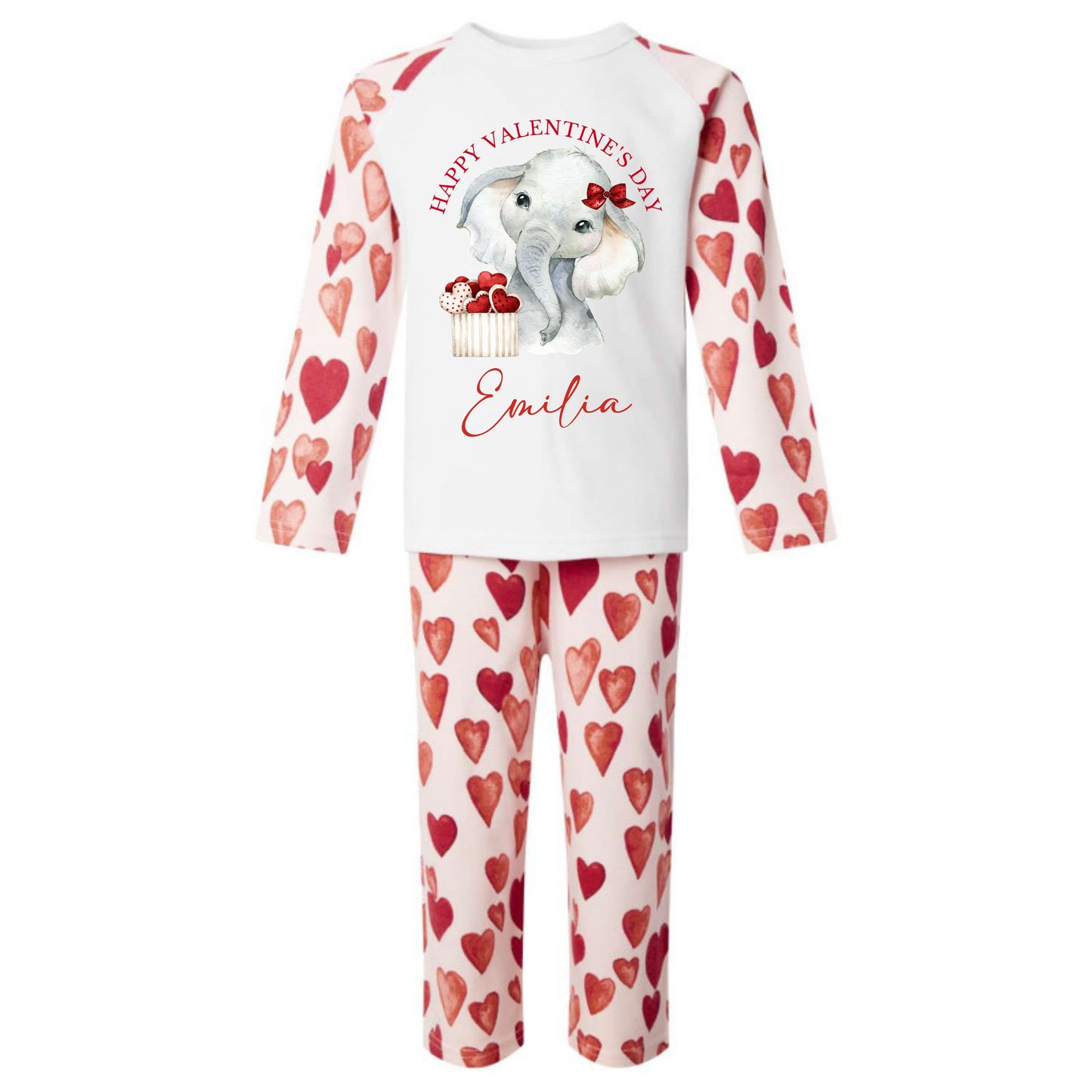 Valentine's pyjamas - elephant