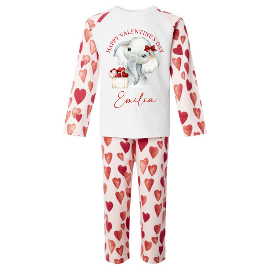 Valentine's pyjamas - elephant