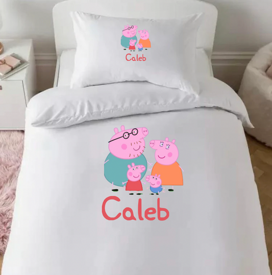 Single bedding - peppa