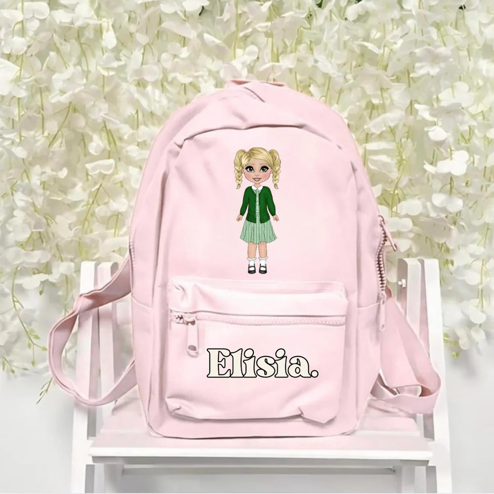 School girl green 7L backpack/bag