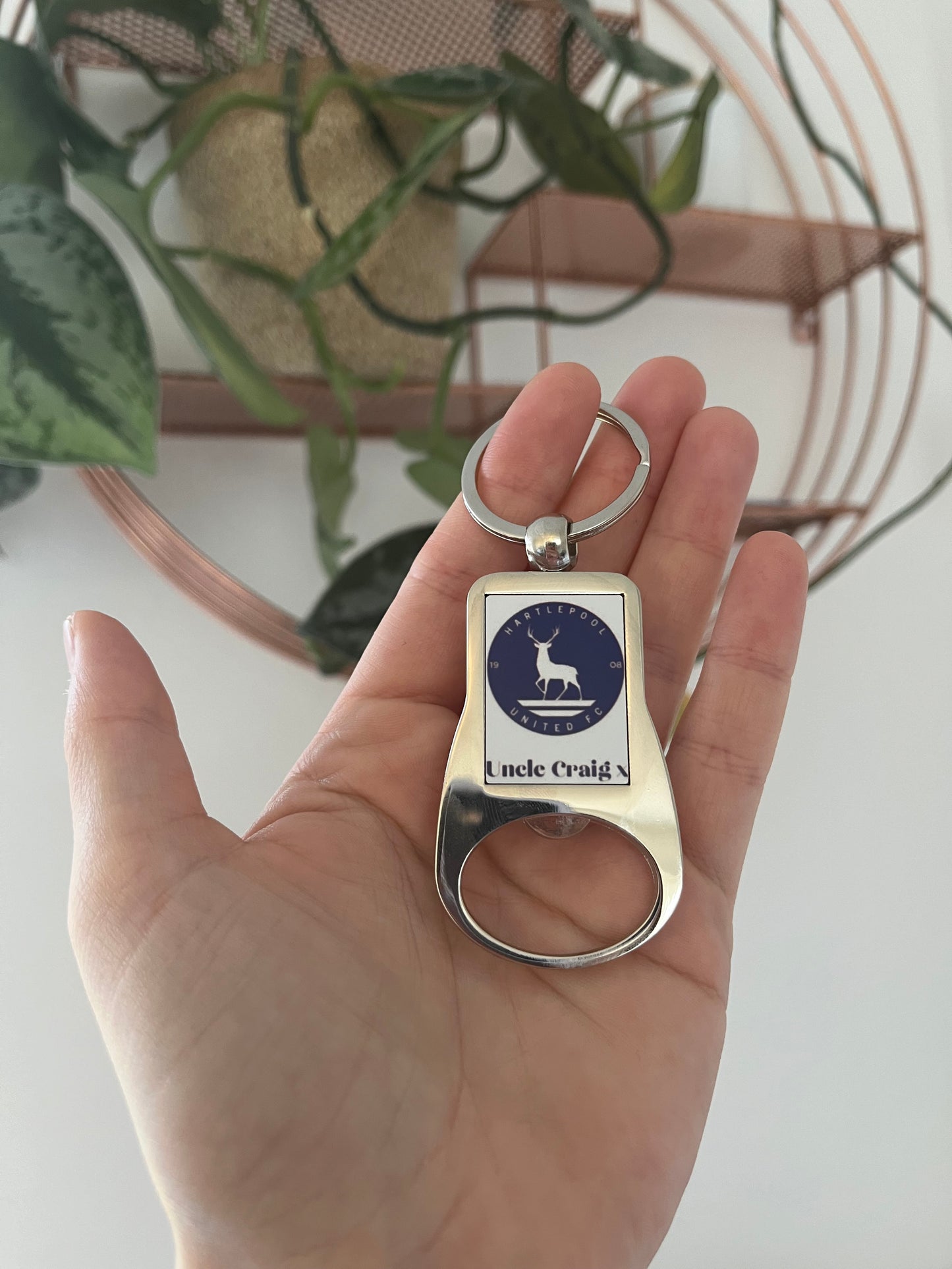 Photo bottle opener keyring - any design