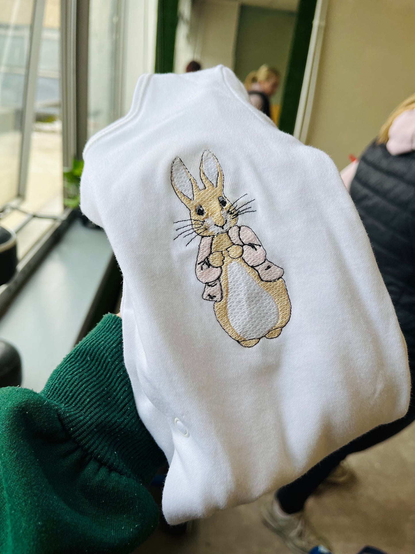 Peter rabbit baby grow