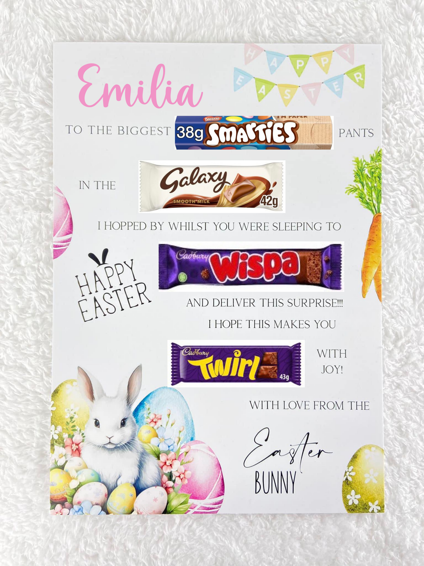 A3 Easter chocolate boards