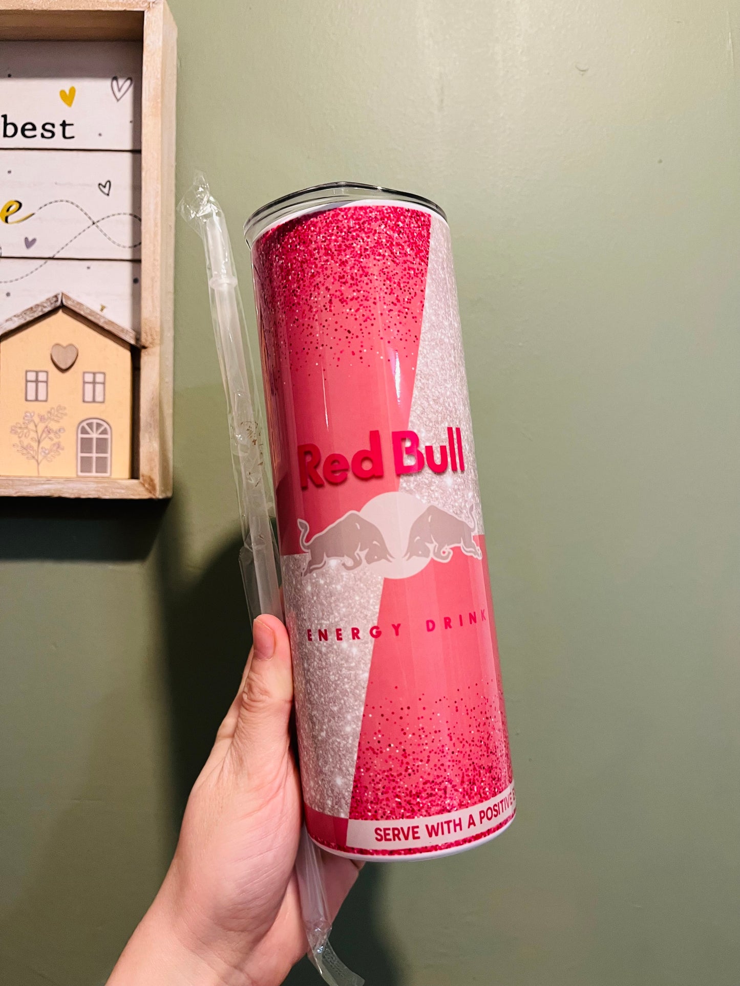 Red bull tumbler with straw - 20 designs