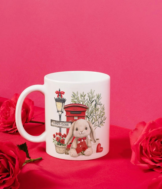 Bunny valentines mug