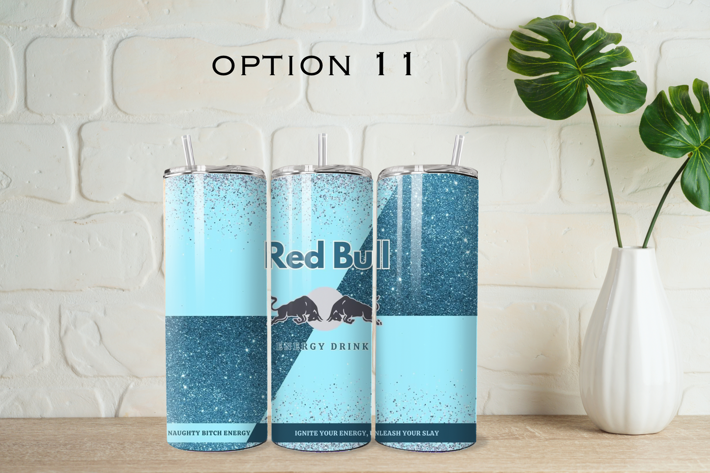 Red bull tumbler with straw - 20 designs