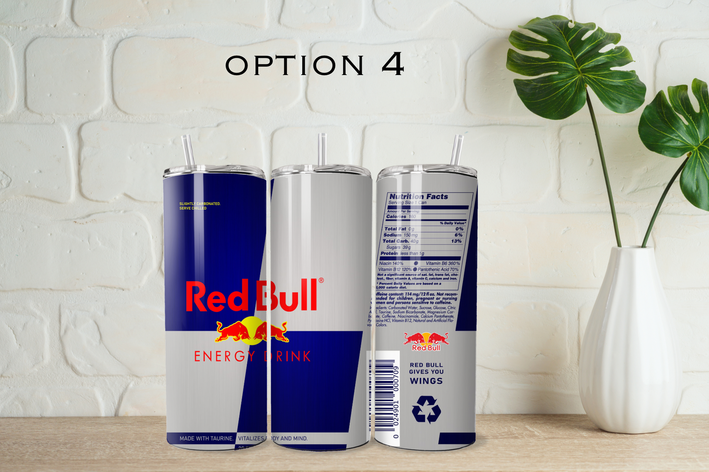 Red bull tumbler with straw - 20 designs