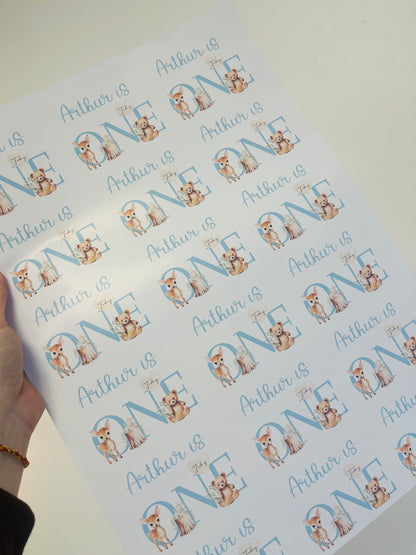 A3 wrapping paper - 130gsm gloss