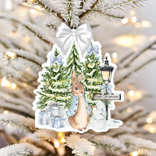 Blue peter rabbit bauble