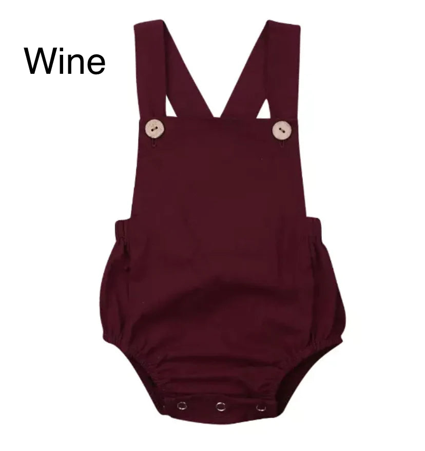 Dungaree romper - vinyl