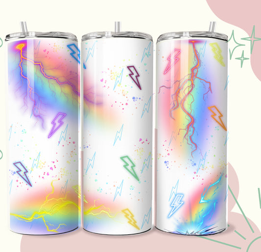 20oz rainbow lightener tumbler