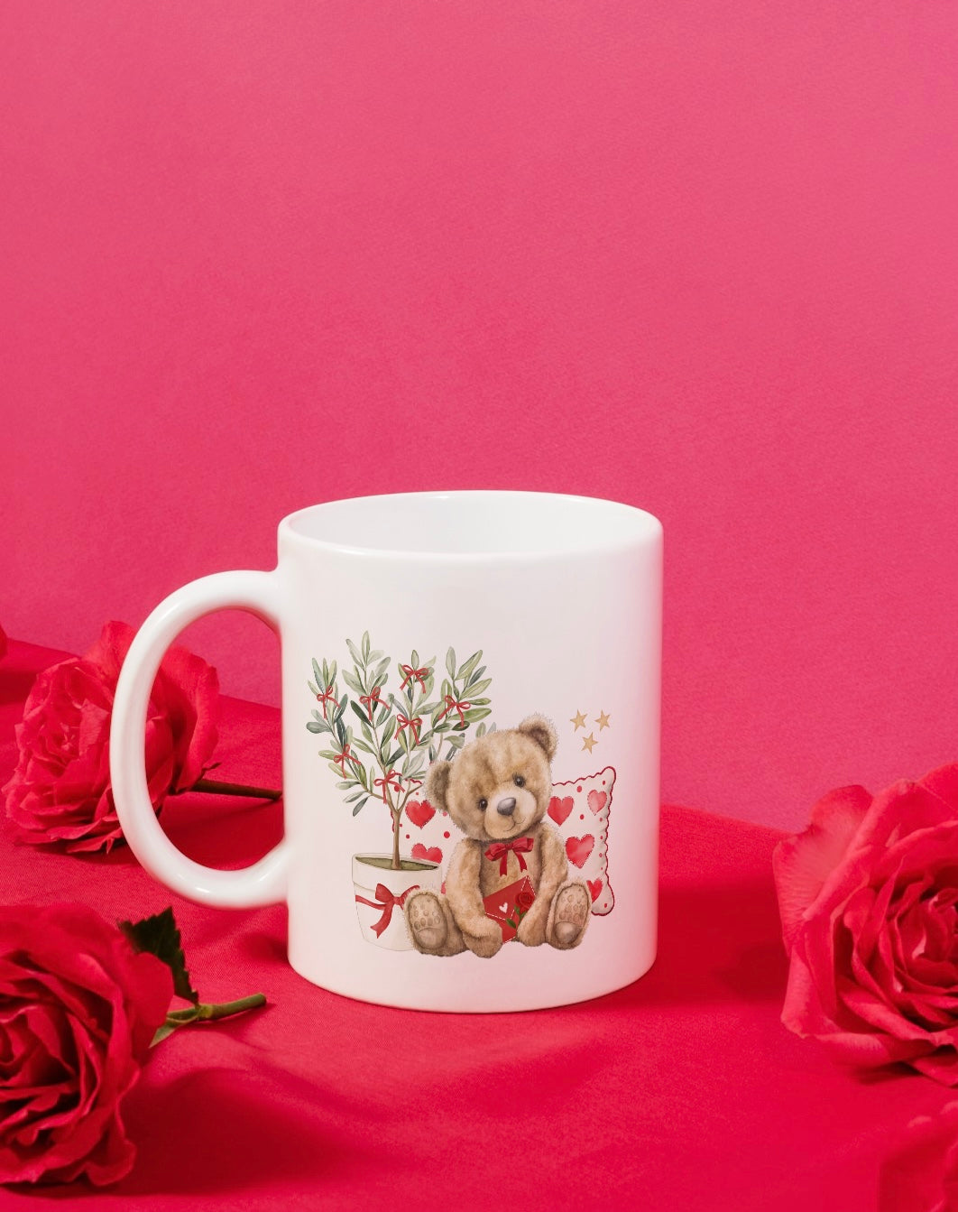 Bear valentines mug