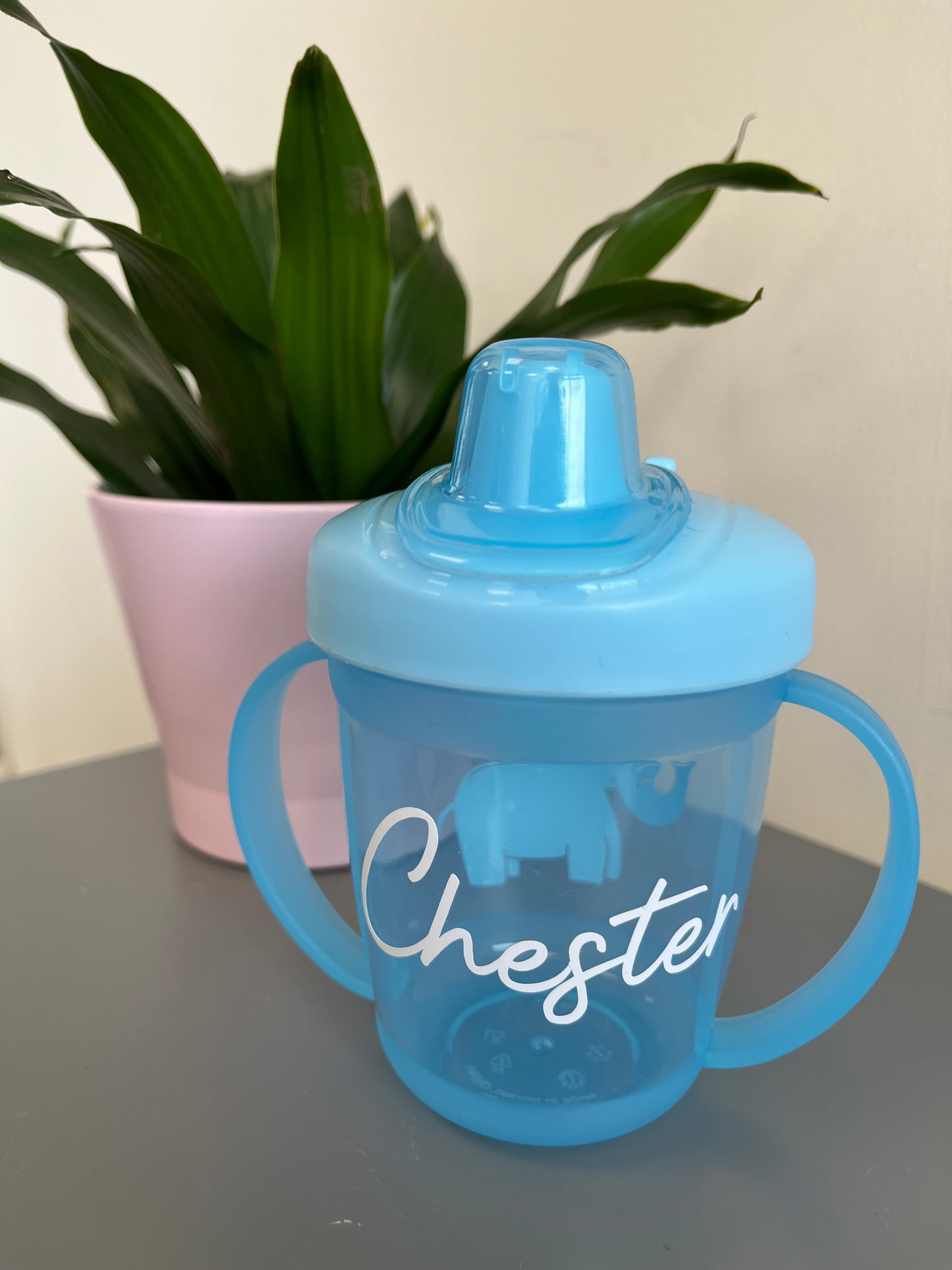 Baby plastic sippy cup - elephant 2