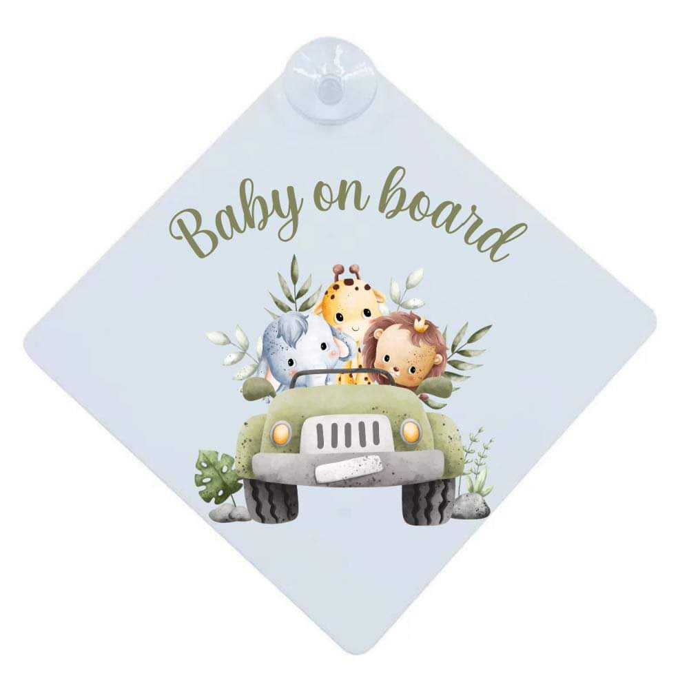 Baby on Board car sign