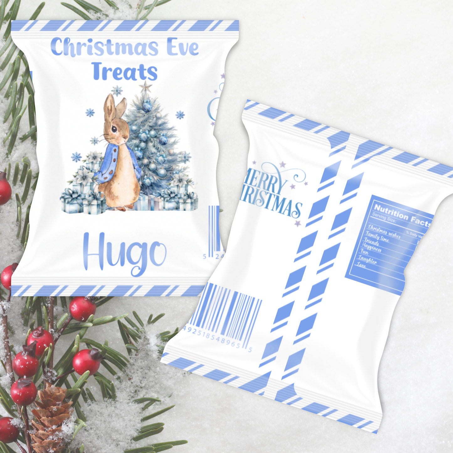 Christmas treat bag - Peter rabbit