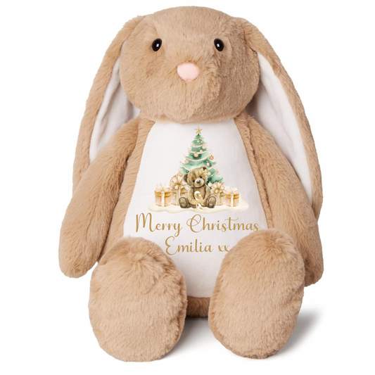 Christmas bunny teddy