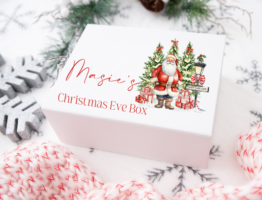 Santa Christmas Eve gift box