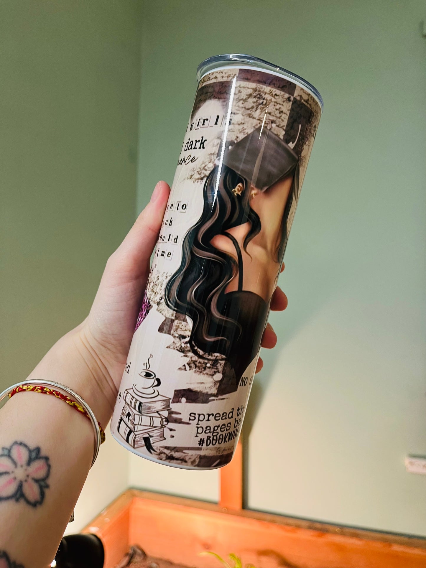 Dark romance 20oz tumbler with straw - 3 designs