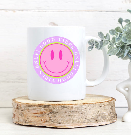 Good vibes only mug