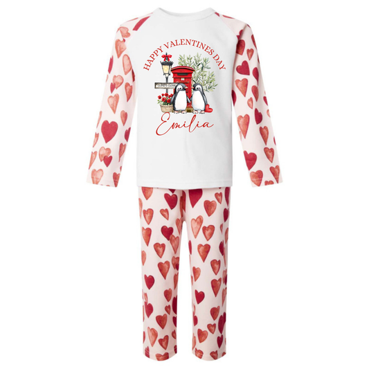 Valentine's pyjamas - penguins