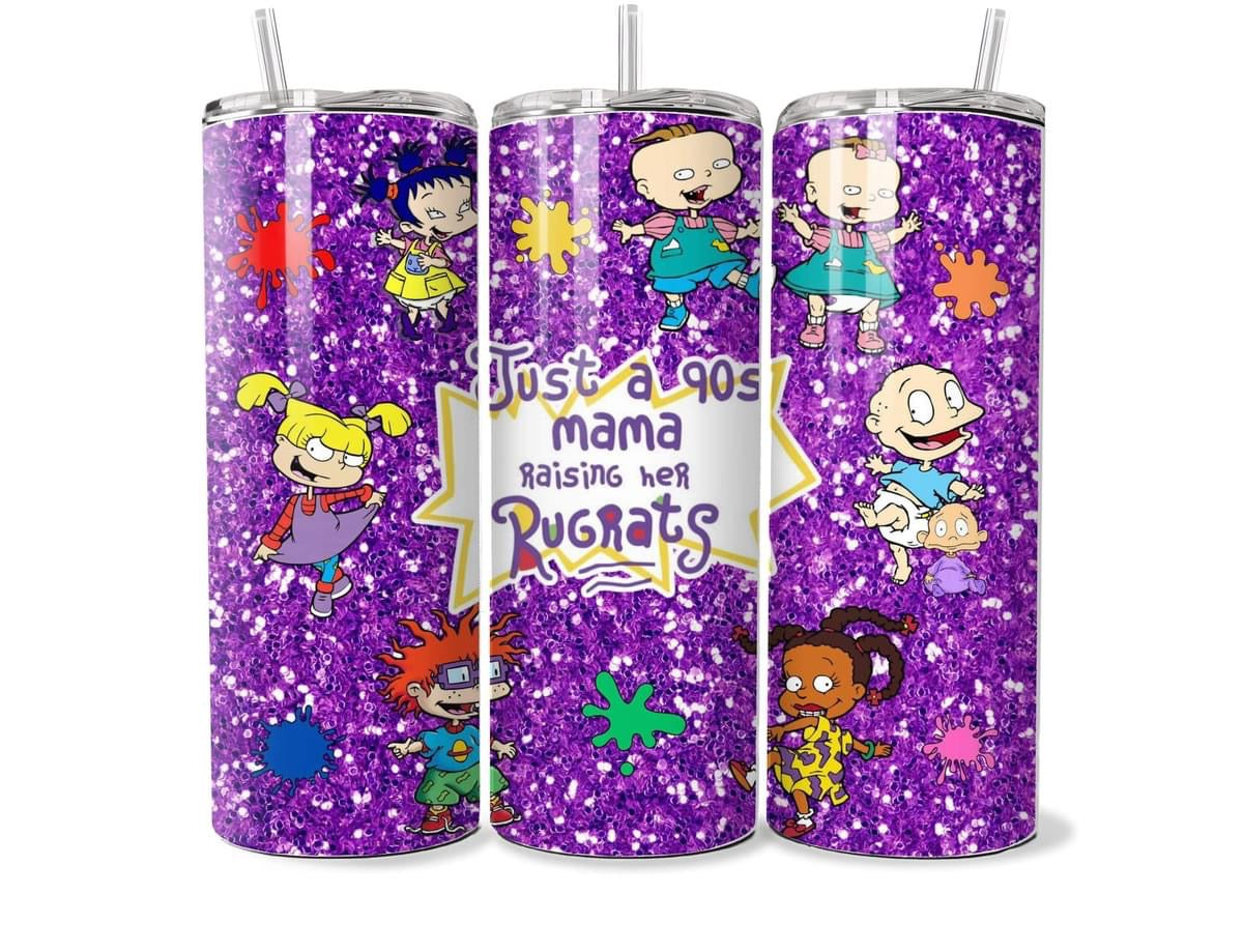 Just a 90s mama raising her rugrat/rugrats - dark purple