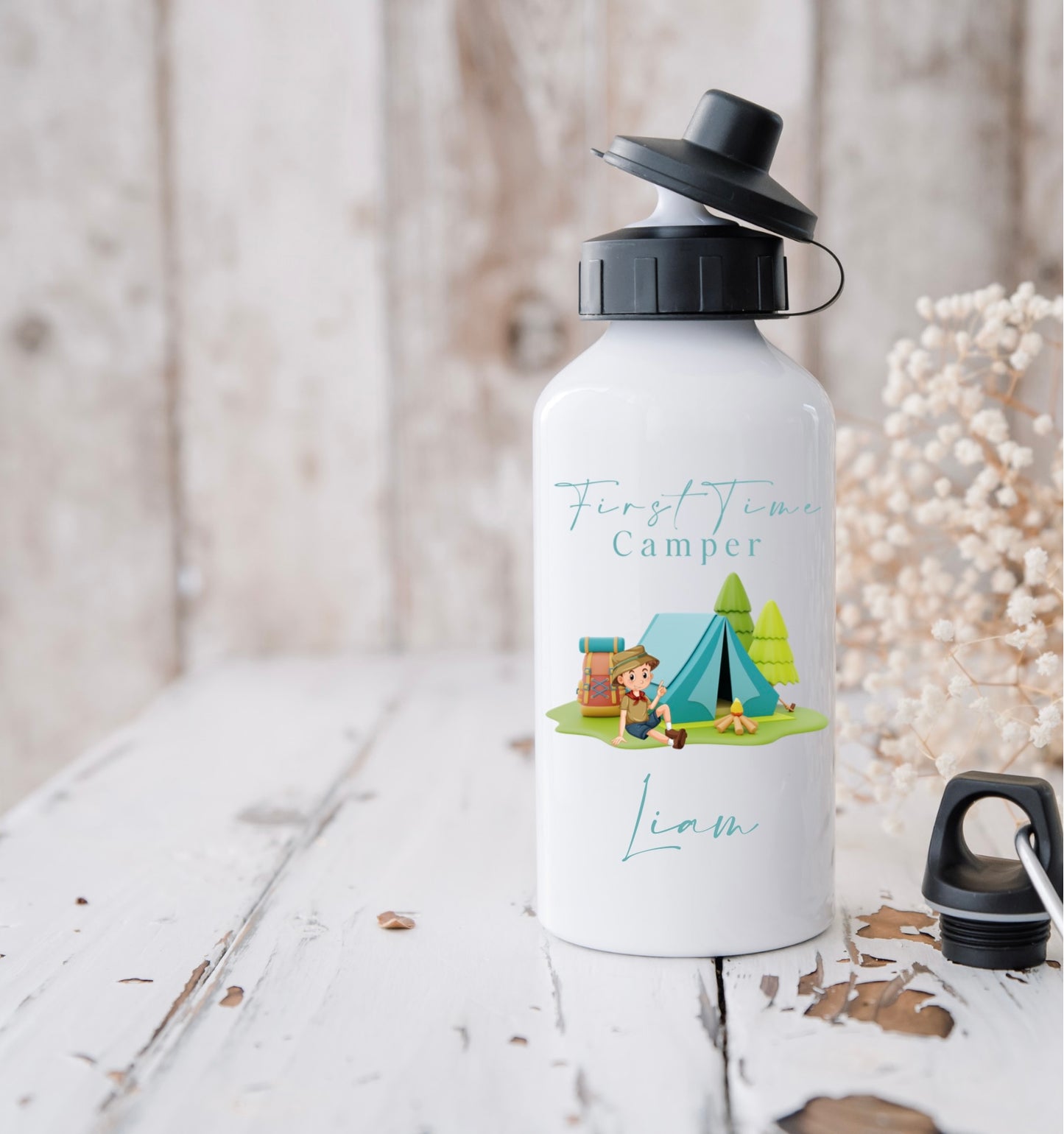 First time camper 400ml stainless steel bottle