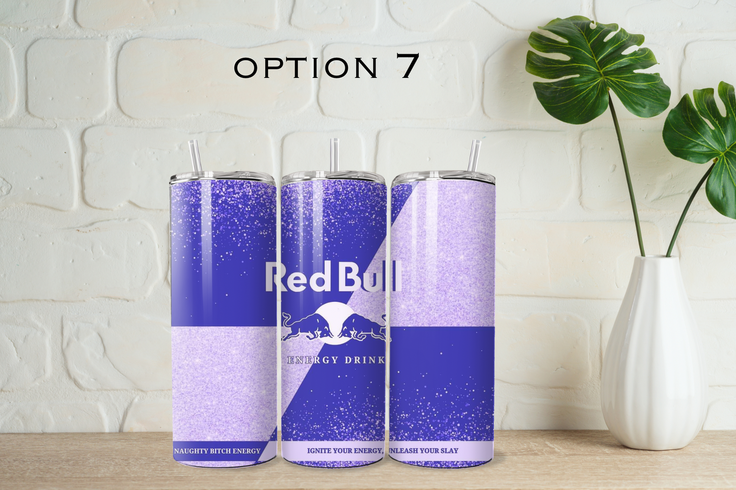 Red bull tumbler with straw - 20 designs