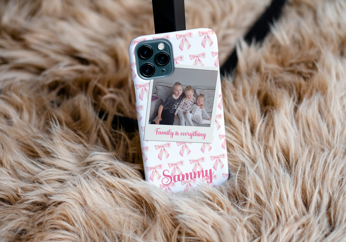 Polaroid bows photo phonecase