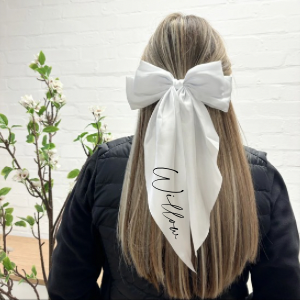 XL waterfall hair bow