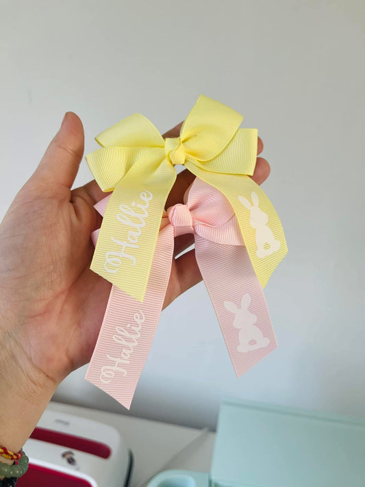 Easter hair bows