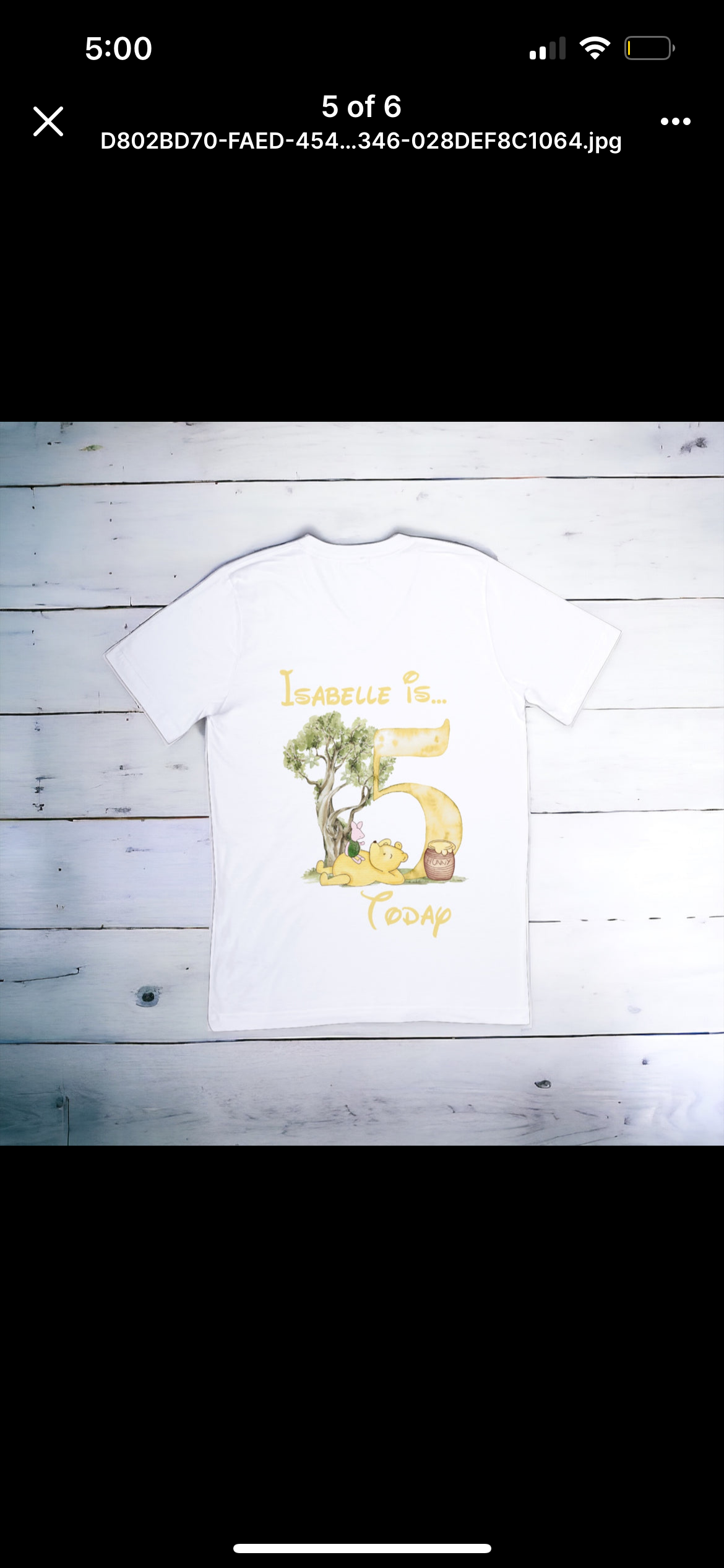 Winnie The Pooh Birthday T-Shirt