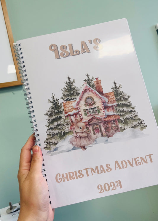 Rabbit advent calendar activity book