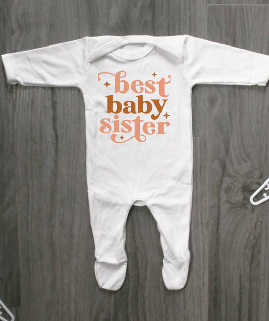 Best Baby Sister Babygrow