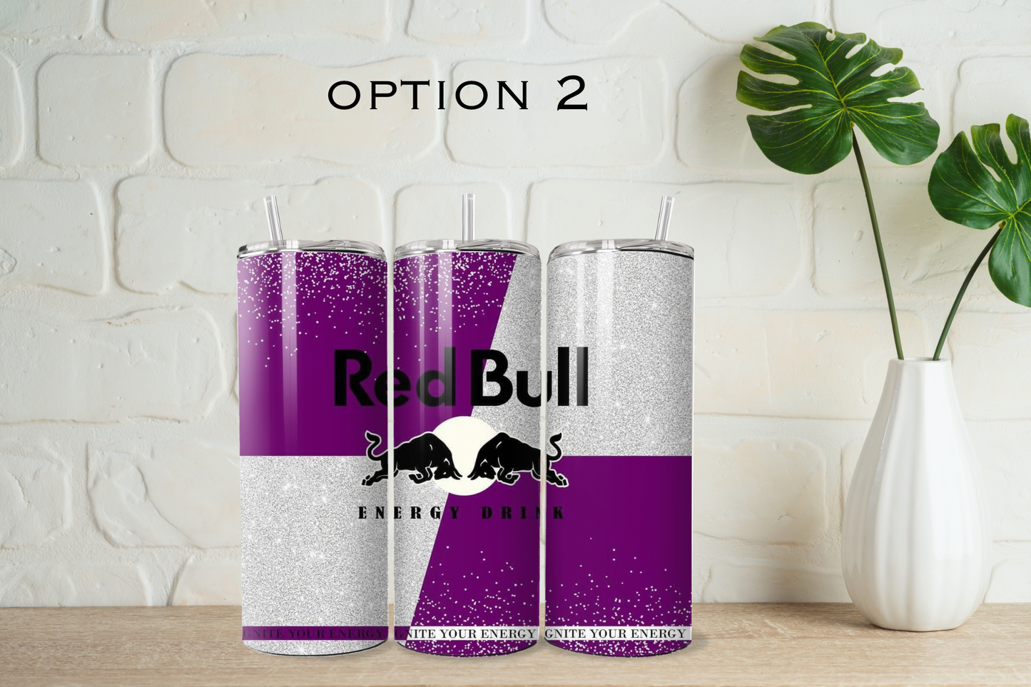 Red bull tumbler with straw - 20 designs