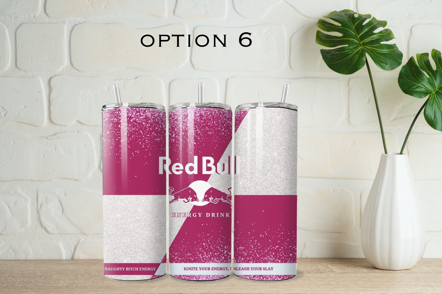 Red bull tumbler with straw - 20 designs