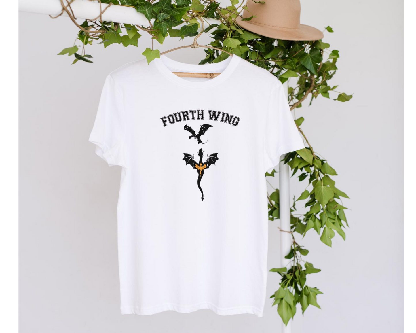 Fourth wing book adult tshirt