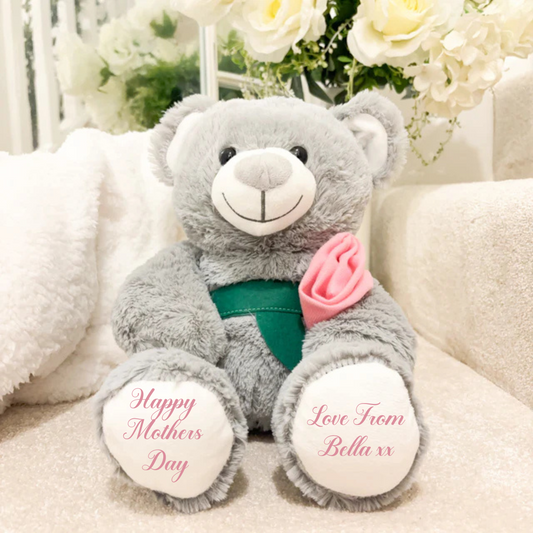 Grey Mother's Day bear