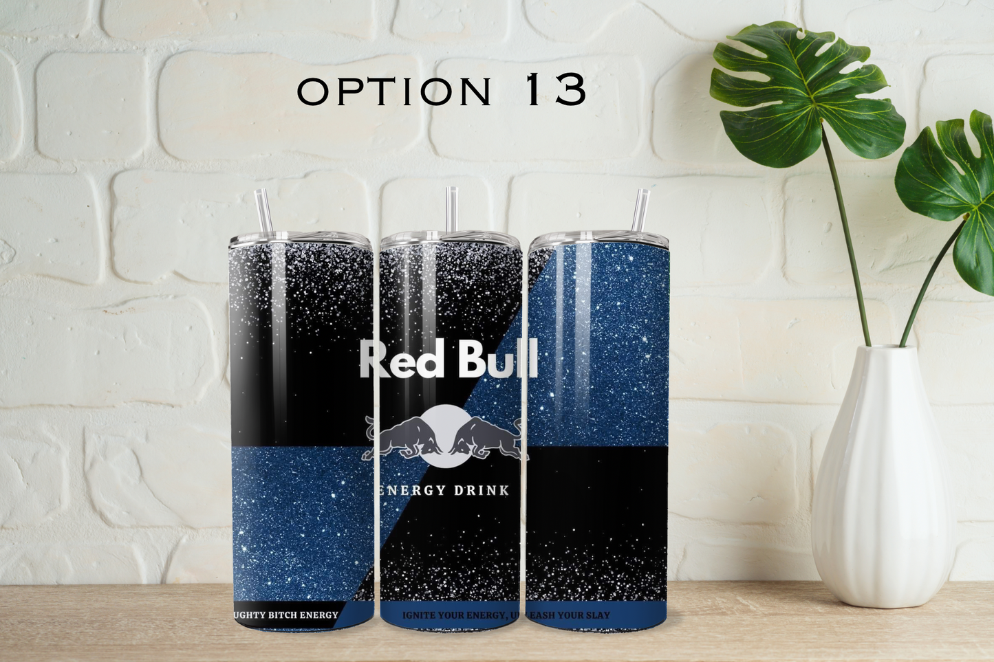 Red bull tumbler with straw - 20 designs