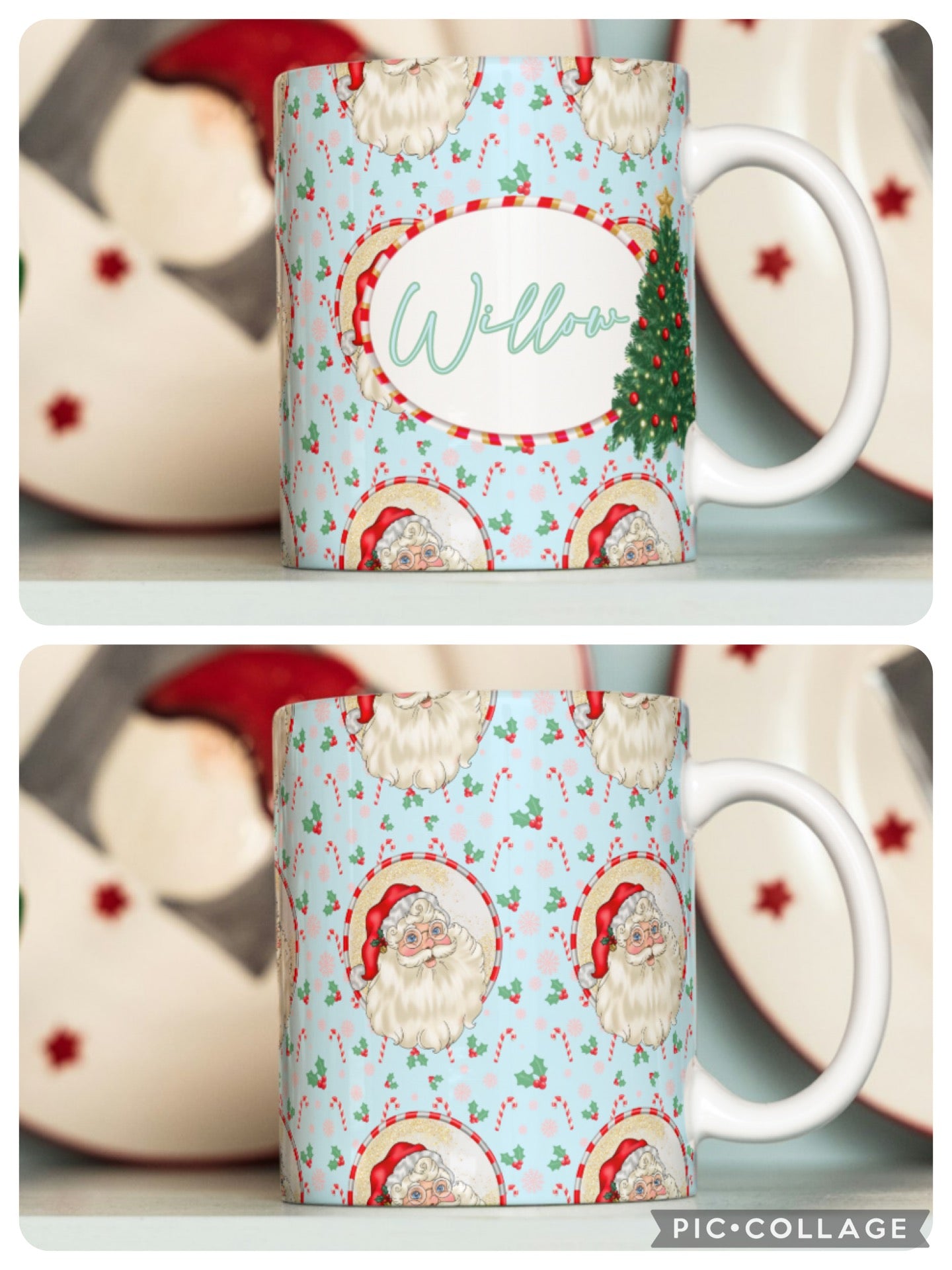 Traditional Santa mug