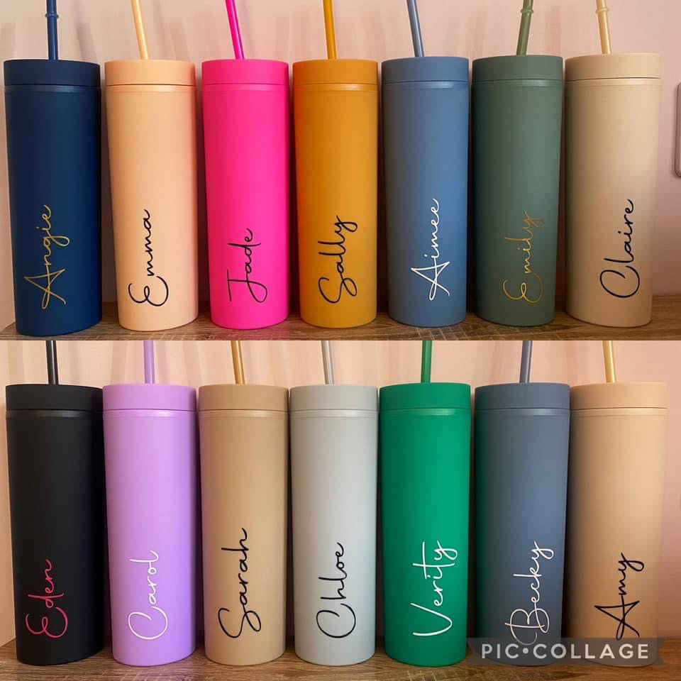 Matte Skinny Tumbler - Hot And Cold