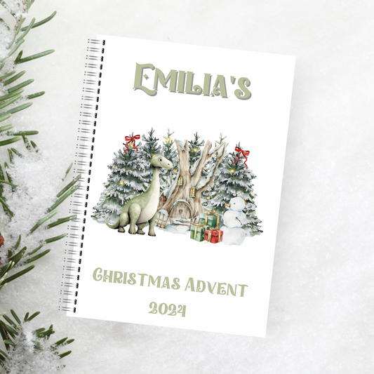 Dino forest advent calendar activity book