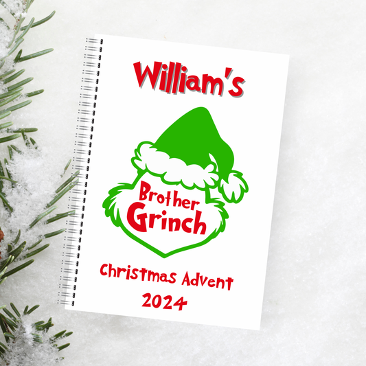 Brother grinch  christmas advent activity book