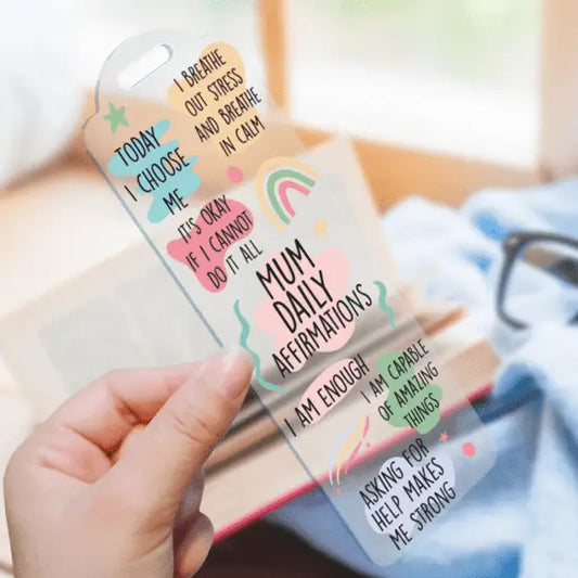 Mum/mom/mam daily affirmation bookmark