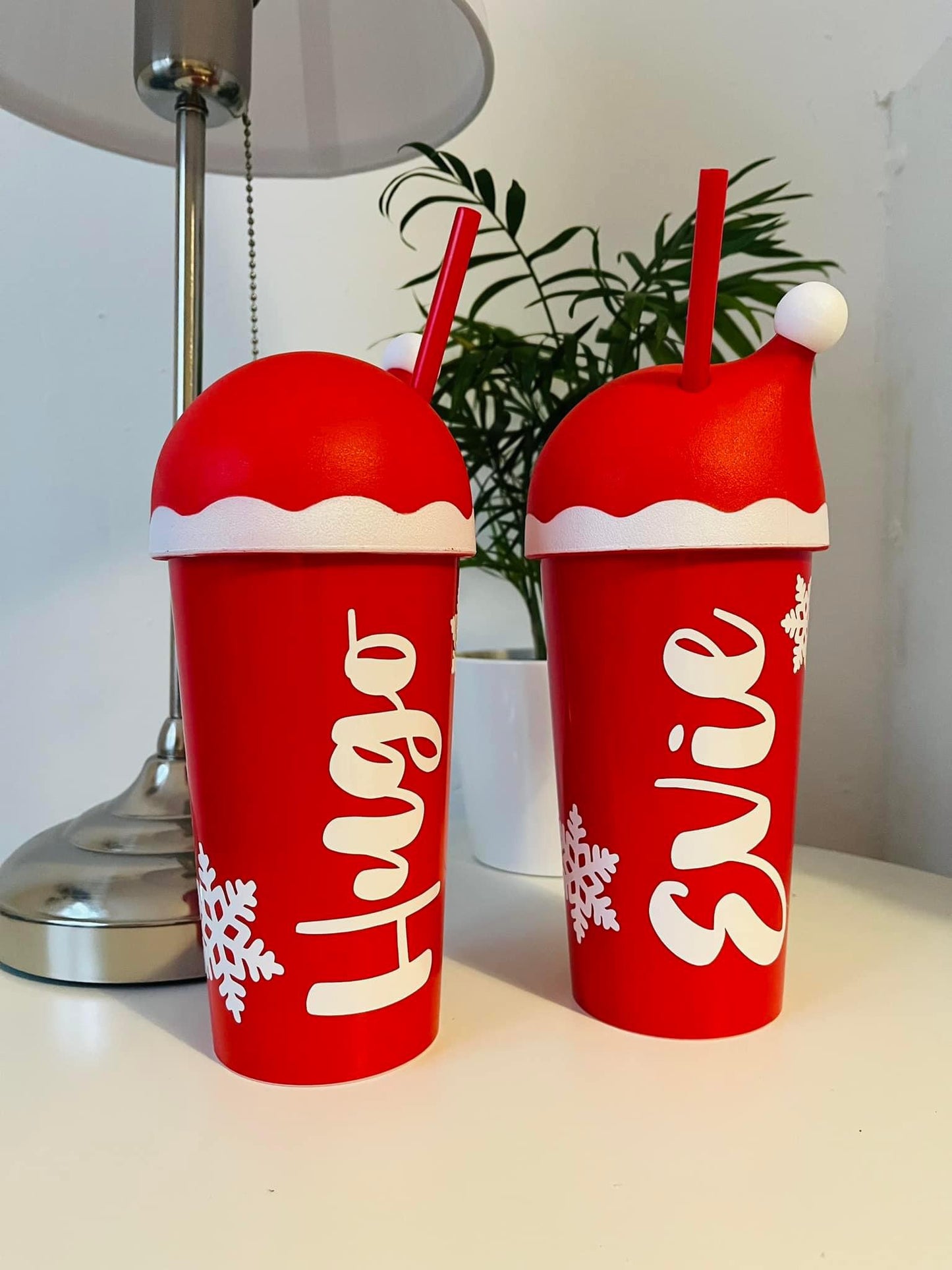 Santa hat cold cup