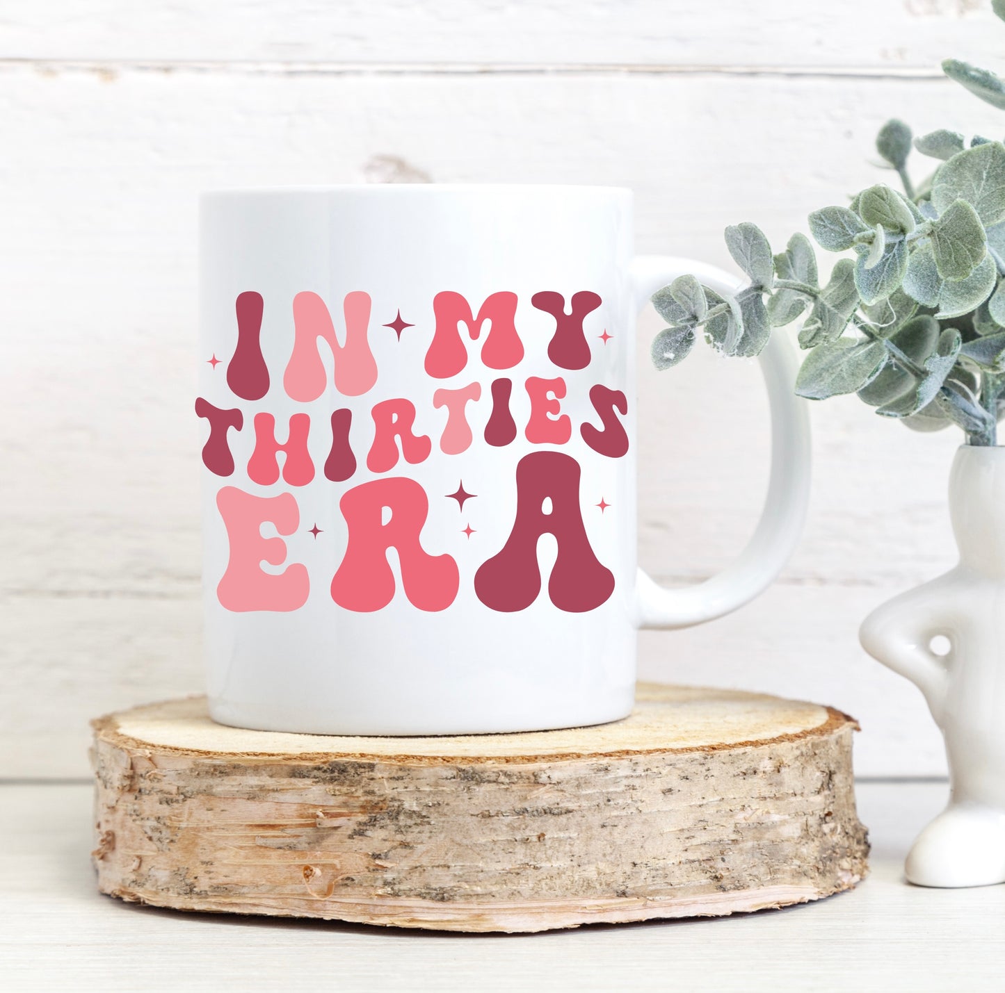 In my 30s era pink theme mug