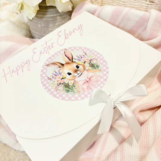 Easter gift box - pink flopsy